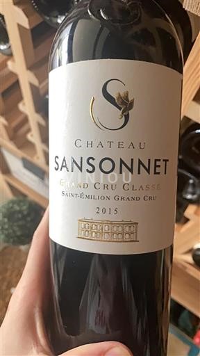 Burdeos Saint-Émilion Gran Cru Grand Cru Château Sansonnet 2015