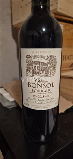 Bordéus Château Bonsol 2015