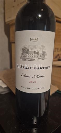 Bordéus Haut-Médoc Cru Bourgeois Château Barthez 2015