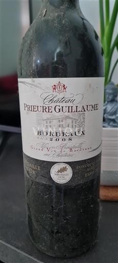 Burdeos Bordeaux Château Prieuré Guillaume 2008
