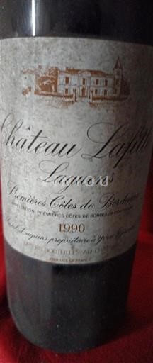 Bordeaux Premières Côtes de Bordeaux Château Laffitte Laguens 1990