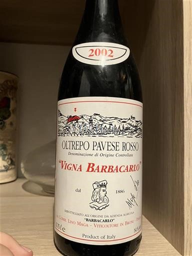 Lombardy Wines Unspecified Comm. Lino Maga Vigna Barbacarlo 2002