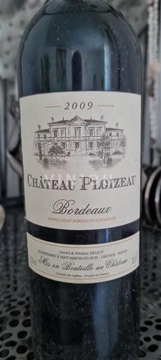 Burdeos Bordeaux Château Ploizeau 2009