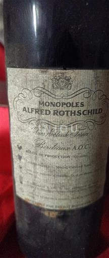 Burdeos Bordeaux Alfred Rothschild Sin añada