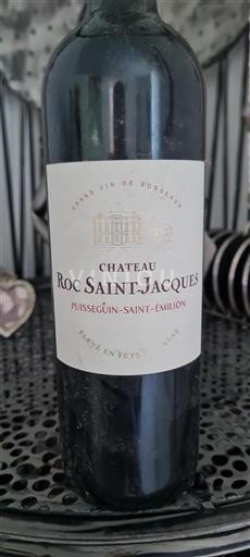 Bordeaux Puisseguin-saint-émilion Château Roc Saint-jacques Icke årgångsbetecknad
