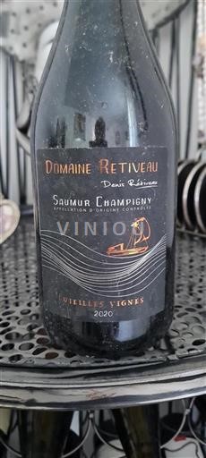 Loiren laakso Saumur-champigny Domaine Retiveau Vieilles Vignes 2020