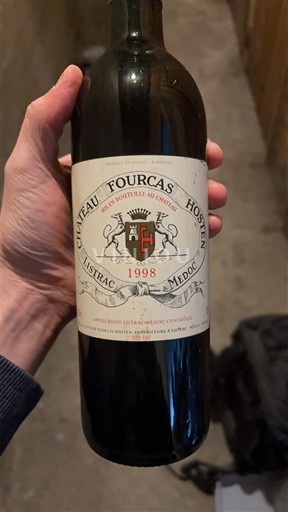 Bordeaux Listrac-Médoc Château Fourcas Hosten 1998