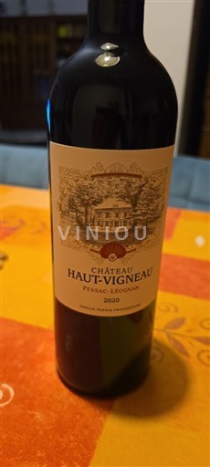 Bordeaux Pessac-Léognan Château Haut-Vigneau 2020