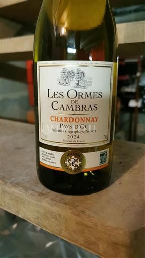 Languedoc-Roussillon Pays d'Oc Les Ormes De Cambra Chardonnay 2024