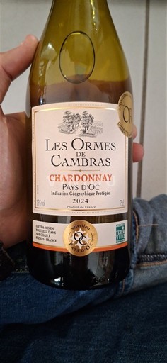 Languedoc và Roussillon Vùng đất Oc Les Ormes De Cambra Chardonnay 2024