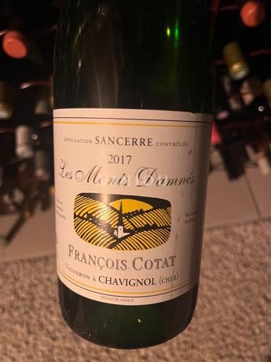 Loiredalen Sancerre François Cotat Les Monts Damnés 2017