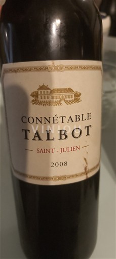 Bordeaux Saint-Julien Talbot Connétable Talbot 2008