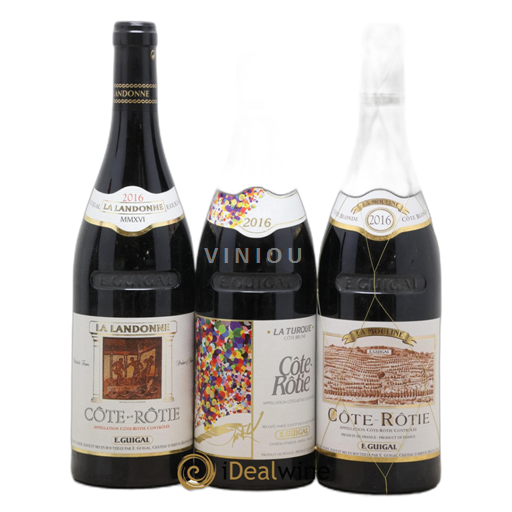 Rhône Valley Côte-Rôtie Guigal Trilogie La Turque - La Landonne - La Mouline 2016