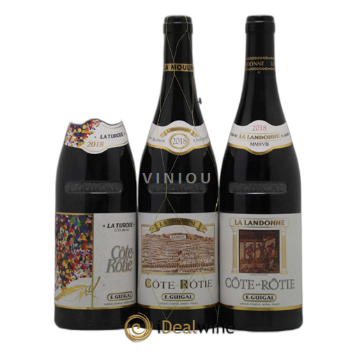 Rhône Valley Côte-Rôtie Guigal Trilogie La Turque - La Landonne - La Mouline 2018
