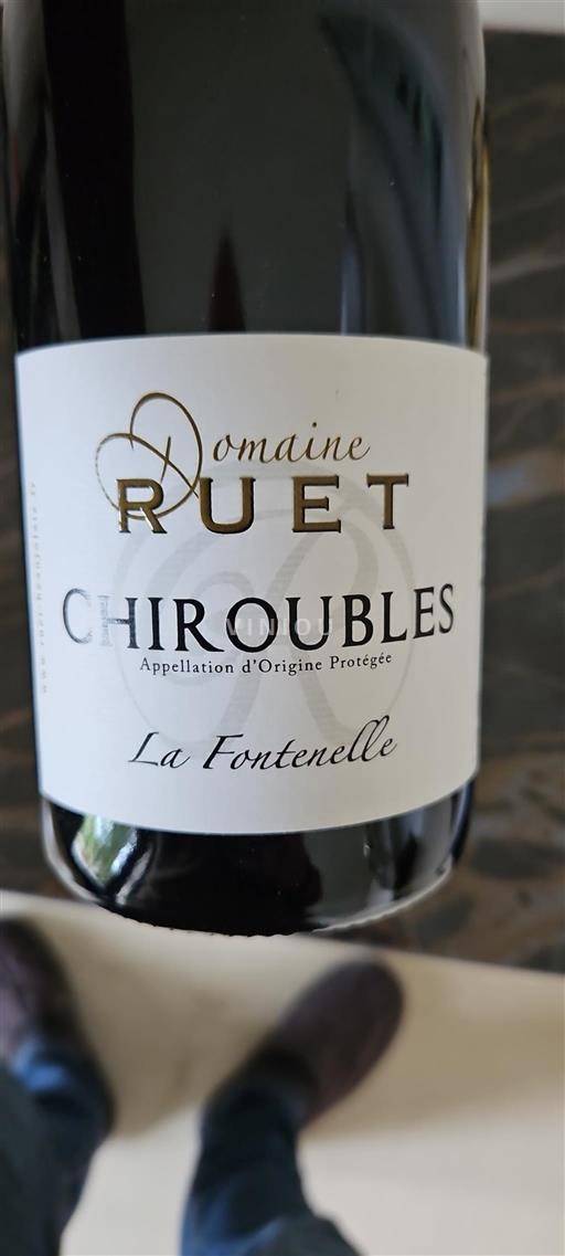 Beaujolais Chiroubles Domaine Ruet La Fontenelle Sin añada
