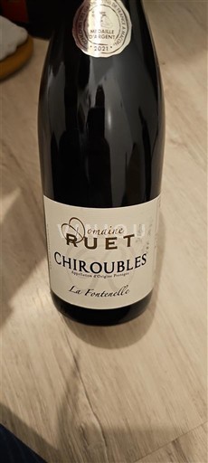 Beaujolais Chiroubles Domaine Ruet La Fontenelle Non Millésimé