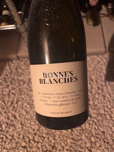 Loiredalen Anjou Domaine Belargus Bonnes blanches 2020