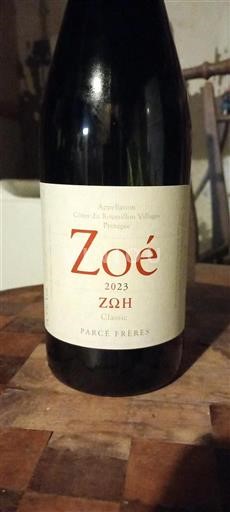 Roussillon Côtes du Roussillon Villages Parcé Frère Zoé 2023