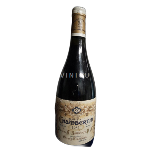 Vin Rouge sec Domaine Armand Rousseau Père & Fils 1987 France Bourgogne Chambertin AOC Grand Cru