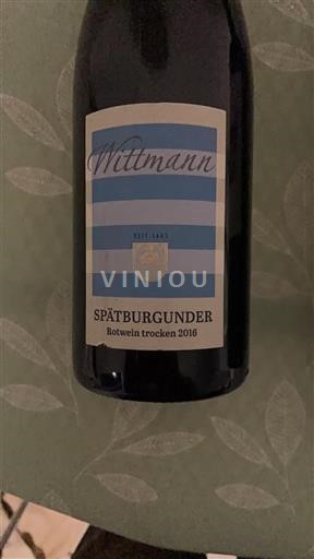 Renania. Rheinhessen Wittmann Spätburgunder 2016