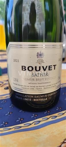 Valle del Loira Saumur Bouvetladubay Saphir 2021