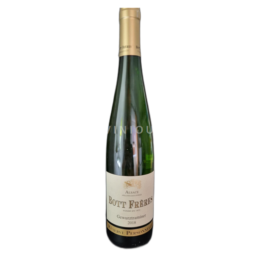 Alsace Gewurztraminer Bott Frères Réserve Personnelle 2018