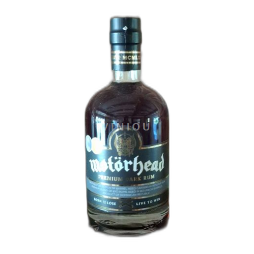 Rhum Ambré Motörhead Premier Dark Rum 5a République Dominicaine