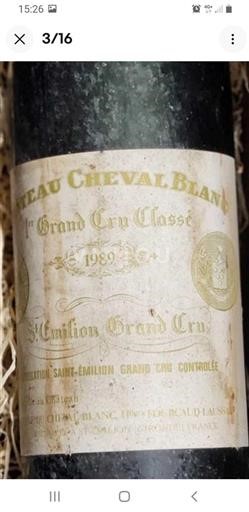 Bordeaux Saint-Émilion 1er Grand Cru Classé Château Cheval Blanc 1989