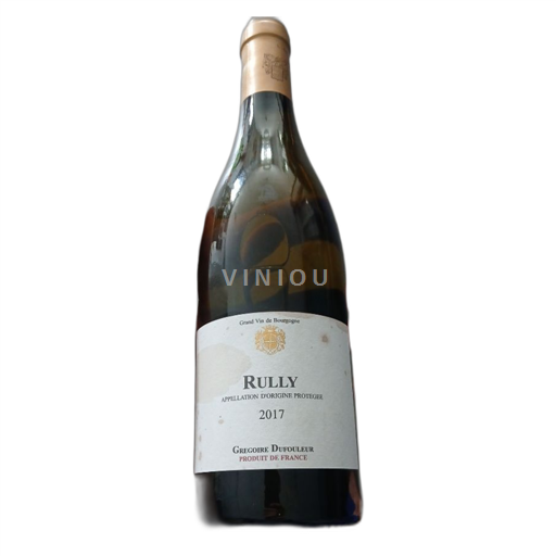 Vin Blanc sec Domaine Grégoire Dufouleur 2017 France Bourgogne Rully AOC