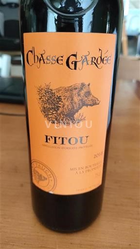 Vin Rouge sec Chasse Gardée Tauch 2018 France Languedoc Fitou AOC
