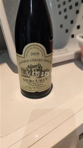 Borgoña Mercurey Vignoble Gérard Berger Chateaubeau 2019