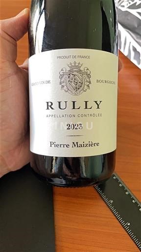 Vin Blanc sec Pierre Maizière 2023 France Bourgogne Rully AOC