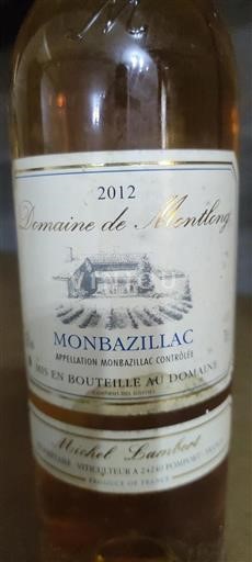 Sudoeste Monbazillac Domaine Montlong 2012