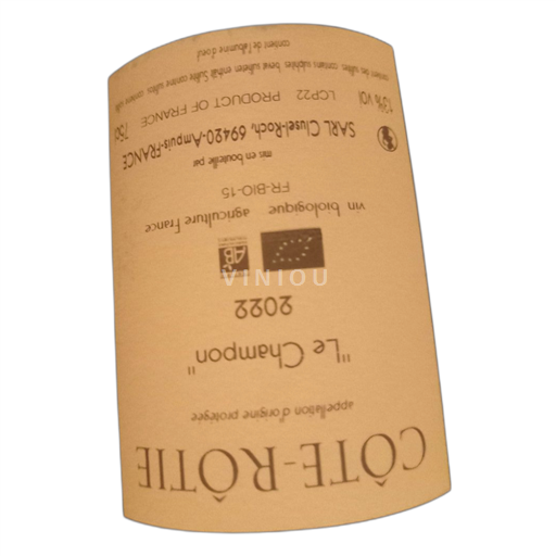 Rhônetal Côte-rôtie Cluselroch Le Champon 2022