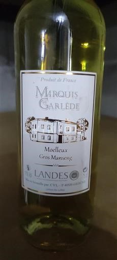 Aquitania e Charente Landes Marquis De Garlède Moelleux Gros Manseng 2015