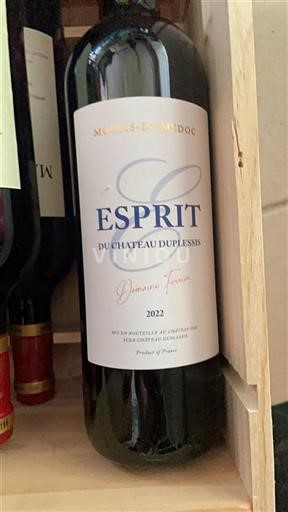 Burdeos Moulis-en-Médoc Château Duplessis Esprit 2022