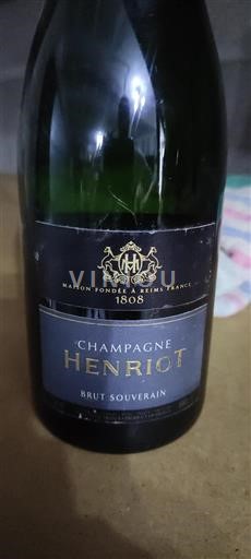 Champaña Champán Henriot Brut Souverain 2012