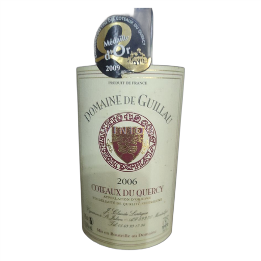 Vin Rouge sec Domaine Guilhau 2006 France Sud-Ouest Coteaux-du-quercy AOC