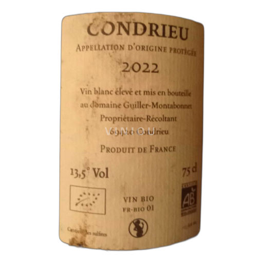 Rhône-dalen Condrieu Guiller-monabonneït 2022