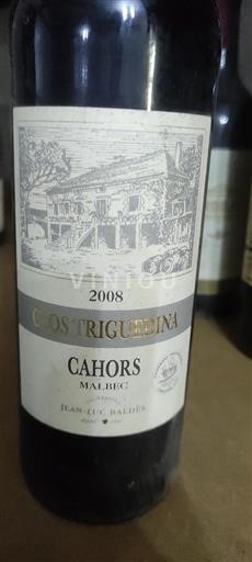 Sudoeste Cahors Clos Triguedina 2008