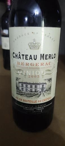Sudoeste Bergerac Merlot 2005