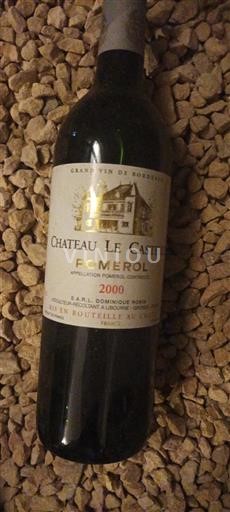 Bordeaux Pomerol Château Le Castelet 2000