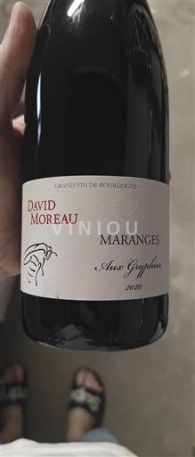 Burgundija Maranges David Moreau Aux Gryphées 2020