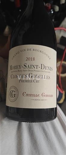 Burgundija Morey-Saint-Denis Premier Cru Camille Giroud Clos des Godelles 2018