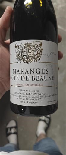 Burgundsko Maranges Michel Sarrazin Et Fils 2019