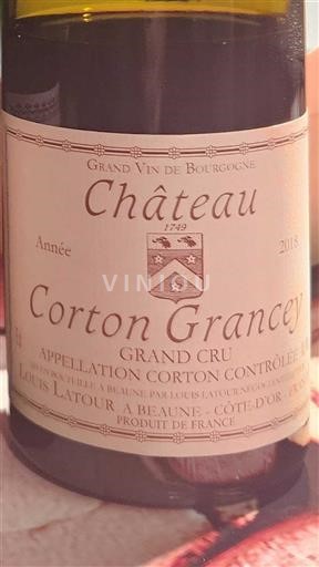 Borgogna Corton Grand Cru Château Cortongrancey 2018