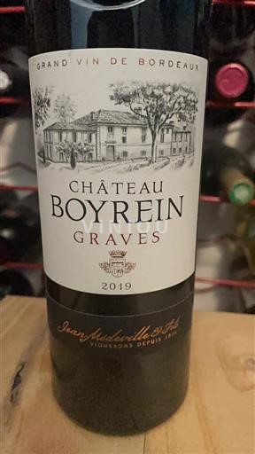 Bordeaux Graves Château Boyrein 2019