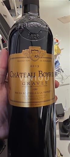 Bordeaux Graves Château Boyrein 2019