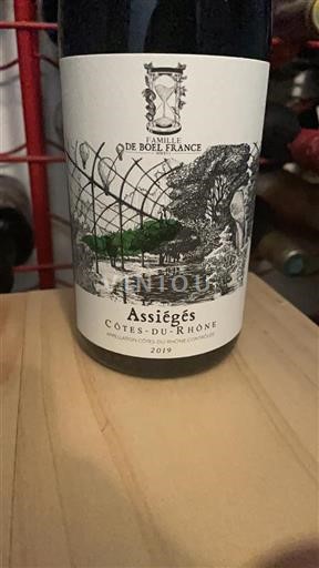 Rhône-dalen Côtes-du-Rhône Famille De Boel France Assiégés 2019