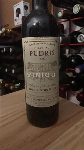 Bordeaux Bordeaux Supérieur Château Pudris 2009